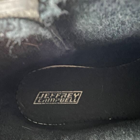 Jeffrey Campbell Chelsea Rain Boots Womens 8 Brown Black Leopard Print Pull On - Picture 9 of 10